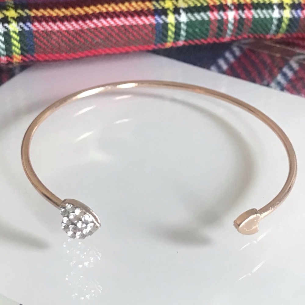 Cute fashion double heart bracelet